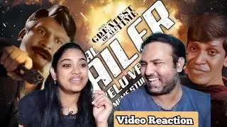 The Goat Trailer  Vadivelu Version Troll Video Reaction🤪🤣😂😬 | Meme Studio's  | Tamil Couple Reaction