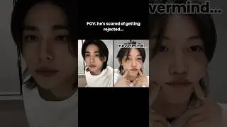 POV: he's scared of getting rejected...😕❤️&zwj;🩹 #pov #straykids #hyunjin #felix #shorts