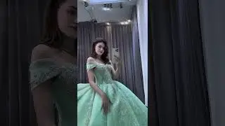 #ballgownweddingdress #dress #bridesmaids #quincea&ntilde;era #weddinggown #bridemaid#greendress