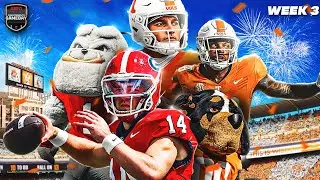 LIVE at GameDay: Georgia vs Tennessee Showdown + Week 3 Upset Alert! | Countdown to GameDay
