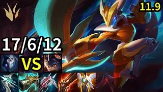 Kindred Jungle vs Rumble - KR Master | Patch 11.9