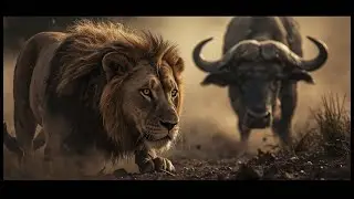 Lion Hunting Buffalo Real Wildlife Documentary #Lion #Wildlife #AnimalDocumentary