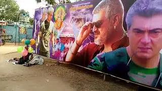 Vivegam Thala Ajith mass cut out