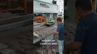 Balancim Hidr&aacute;ulico NHP-40 CNC . PREPARADO PARA CORTE DE DISCOS DE LIXA (16)99195-8600 #BALANCIM