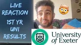 Live Reaction to my First Year Uni Degree Results!