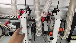 How to set Edge banding machine screw button
