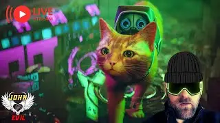 A Lonely Cat in the DYSTOPIAN FUTURE!! | Stray - LIVE 🔴