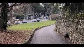 Bergamo Christmas Morning Walk 🎄 | 60FPS Relaxing Walking Tour | Borgo Canale, Scaletta delle More