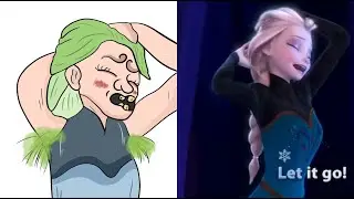 FROZEN l Let It Go Sing-along l Drawing Meme