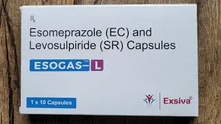 Brand Name Series || Drug #530 || Cap Esogas L || Esomeprazole & Levosulpiride || GERD || GORD ||