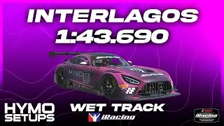 iRacing Wet Hotlap | Mercedes-AMG GT3 @ Interlagos | IMSA | 2024 S4 Week 8