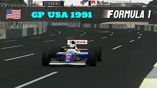 GP USA (Phoenix Street Circuit) | F1 1991 | Nigel Mansell | Williams Renault FW14