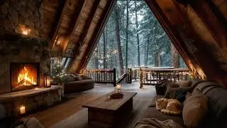 WARM WINTER FIREPLACE 2026 | RELAXING PIANO MUSIC & CRACKLING FIRE FOR SLEEP AND CALM