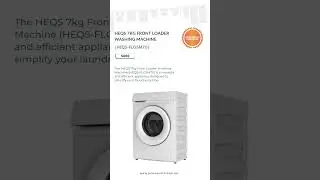 Efficient 7kg Front Loader Washing Machine &ndash; Grab It for Only $599.99!