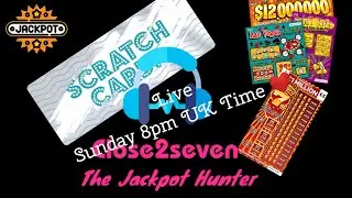 Close2seven The Jackpot Hunter Scratch Cards Live 8pm Sunday