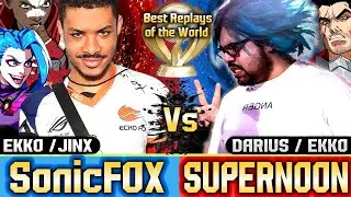 🔥 2XKO (SonicFox vs Supernoon)🔥Jinx, Ekko and Darius ▰ League of Legends Fight High Level