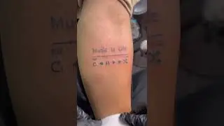 Music is life  #tattoo #besttattooartist #lucknow #tattoo #rap InkAamir