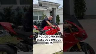 Police officer sold us 2 unique bikes. Watch what we bought. #motorcycle
