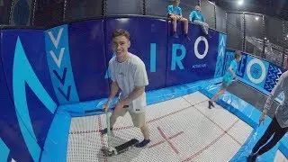 Hulajnoga na parku trampolin!