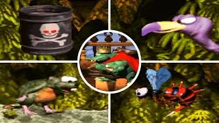 Donkey Kong Country - All Bosses - Todos los Jefes