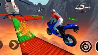 Impossible Stunt Motor Bike Tracks- 7 Level play Full Gameplay | Impossible Stunt Motorbikes