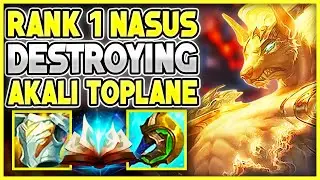 Rank 1 Nasus DESTROYS Akali Toplane ! SEASON 11 | Carnarius | League of Legends