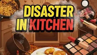Disaster in Kitchen| Makeup tutorial | Bushra's lifestyle | ZBCOUSINVLOG|
