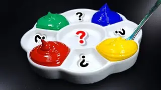 9 Color Recipes made from GREEN, BLUE, YELLOW and RED | Satisfying Mixing Colors || Art Tenka