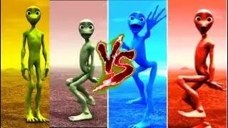 Green Alien Dance Dame Tu Cosita Alien Dance Battles  Dame Tu Cosita  Part Number #114