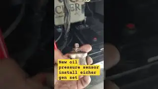 new oil pressure sensor install