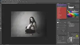 Photo Shop Maternity Composite Adding Sibling