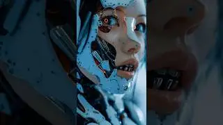 sci-fi aesthetics that feels alive.#cyberpunk #scifi #futuristic #ai #robotgirl