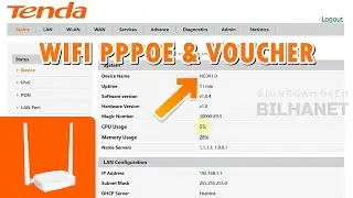Tutorial Setting ONT xPON Tenda HG3 PPPoE + Hotspot Voucher, Bengong?