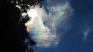 Iridescent Clouds - Irisation; Iris, Goddess of Rainbows