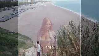 Calella, Spain 2019 and  1972