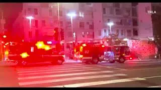 Metro Red Line gets stuck in tunnel - Los Angeles