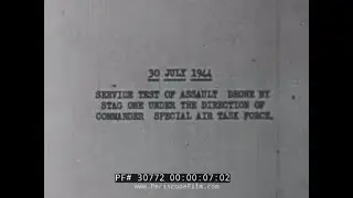 U.S. NAVY WWII TDR-1 DRONE OPERATIONAL TESTS IN SOUTH PACIFIC 30772