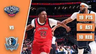 Derik Queen - 19 Points, 6 Assists, 10 Rebounds vs Mavericks - 2025-26 Regular Season
