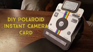DIY GIFT IDEA &hearts;️ | How to make POLAROID INSTANT camera Card 😋 | Easy Steps