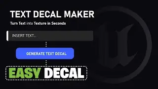 Text Decal Maker Tutorial - HOW TO make WHITE texture decals