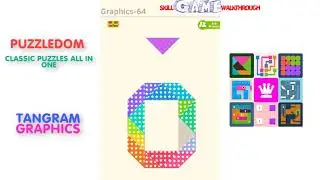 Puzzledom - Tangram GRAPHICS Level 51 - 100 - Walkthrough