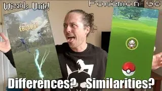 WIZARDS UNITE vs POKEMON GO | Comparison!