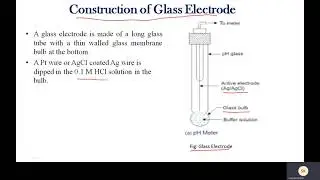 Glass Electrode I Indicator Electrode