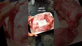 DRY FRIED GOAT MEAT ||MBUZI DRY FRY #goat #meat #recipe #cooking #ytshorts #kenya #eastafrica #halal