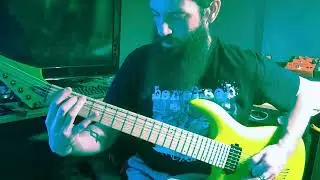 @Legatorguitarsofficial⁩&nbsp; Ninja 7 String - Slam and Beat Down Riffs. With my signature pedal.