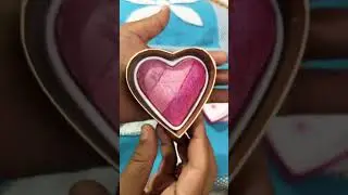 Blushing Hearts\\ Triple Baked Blusher \\ Only 599 \\  #blusher #makeupvideo #shorts #heart
