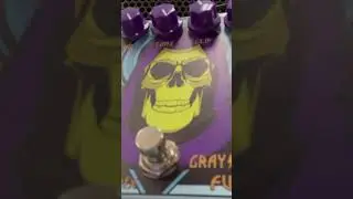 Soundslicefx Grayskull Fuzz pedal with Agile Legacy 627 baritone guitar