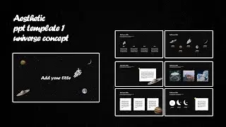Aesthetic ppt #1 l Animated slide l Universe concept l FREE TEMPLATE
