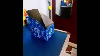 Phone Holder from Box | Ceramic Powder 😇| DIY