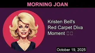 Kristen Bell's Red Carpet Diva Moment 💥👀 | Morning Joan